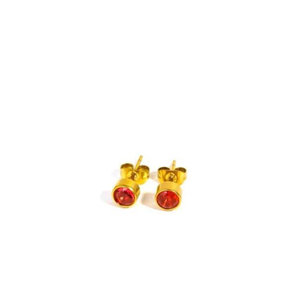 July Ruby Earing